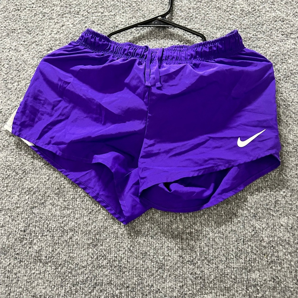 Nike Shorts Womens Size S Purple Dri-Fit Running Mesh Panel Athletic Liner GOOD
